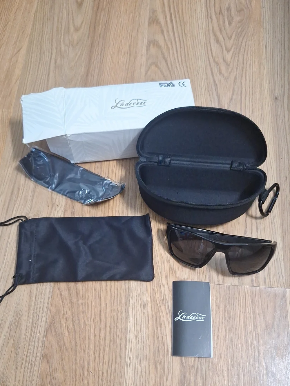 Men's Sport Sunglasses in Black